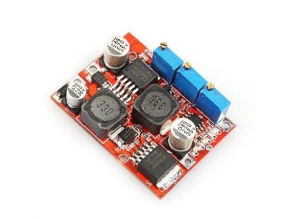DC-DC Ayarlı Voltaj Yükseltici-Düşürücü Kartı (LM2577 + LM2596)