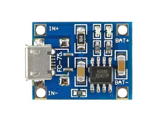 TP4056 Mikro USB 3.7 V 1S Lipo Şarj Aleti