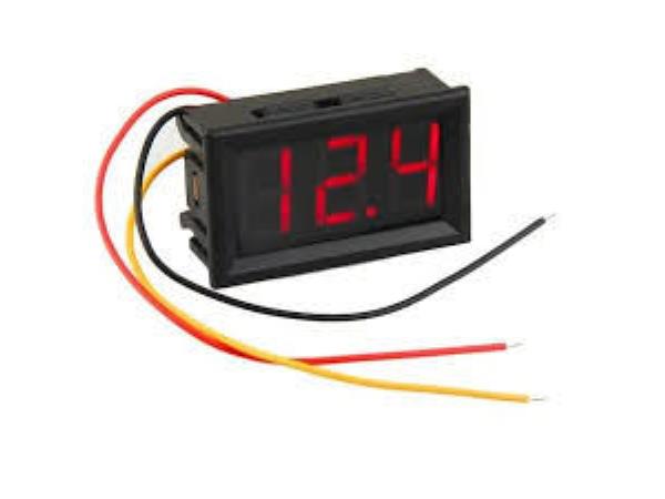 Dijital Voltmetre AC 30-500V 2 Kablolu